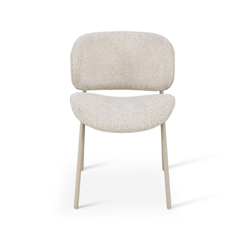 Chaise Design Bouclette Beige
