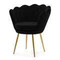 Chaise Design Or & Noir