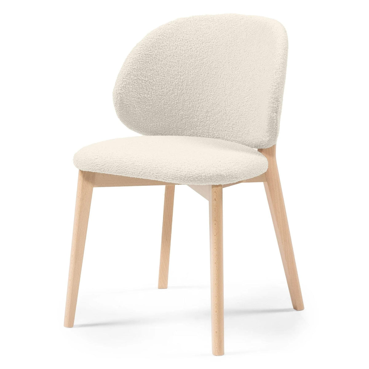 Chaise Scandinave Bouclette Crème