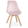 Chaise Scandinave Rose Poudré