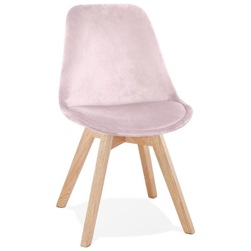 Chaise Scandinave Rose Poudré