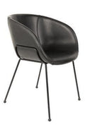 Chaise Sport Premium Cuir Noir